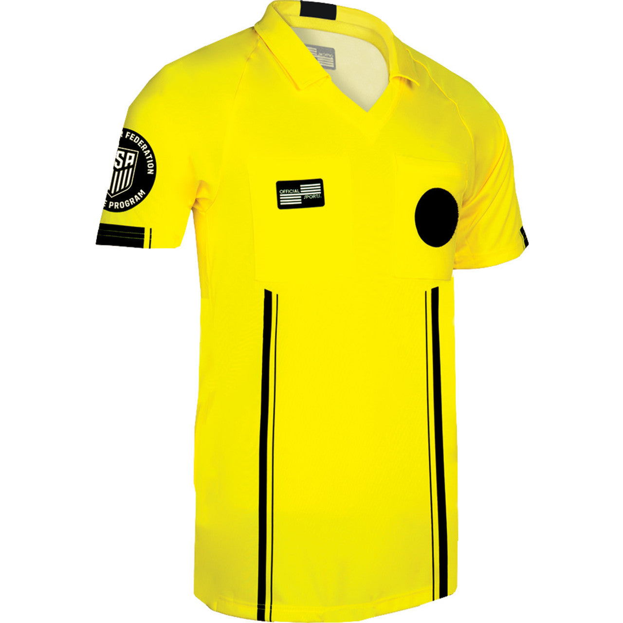 Official Sports USSF Economy Jersey - Yellow Referee Yellow Youth Large - Third Coast Soccer
