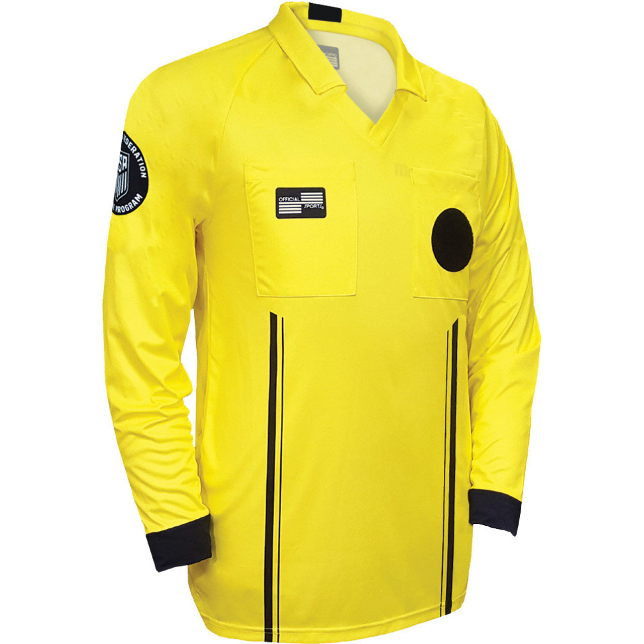 Official Sports USSF Economy LS Jersey - Yellow Referee - Third Coast Soccer