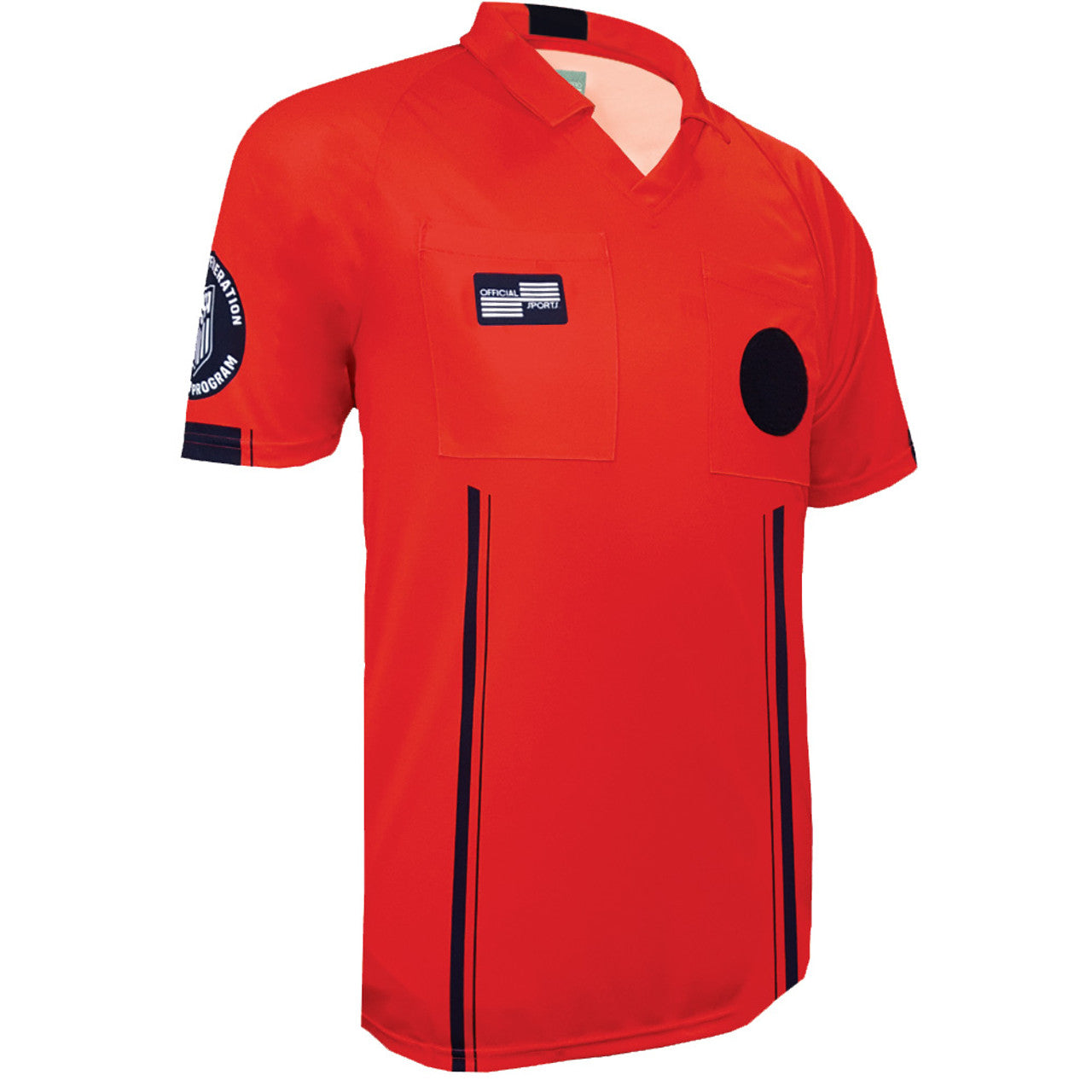 Official Sports USSF Economy Jersey - Red Referee Red Mens XSmall - Third Coast Soccer