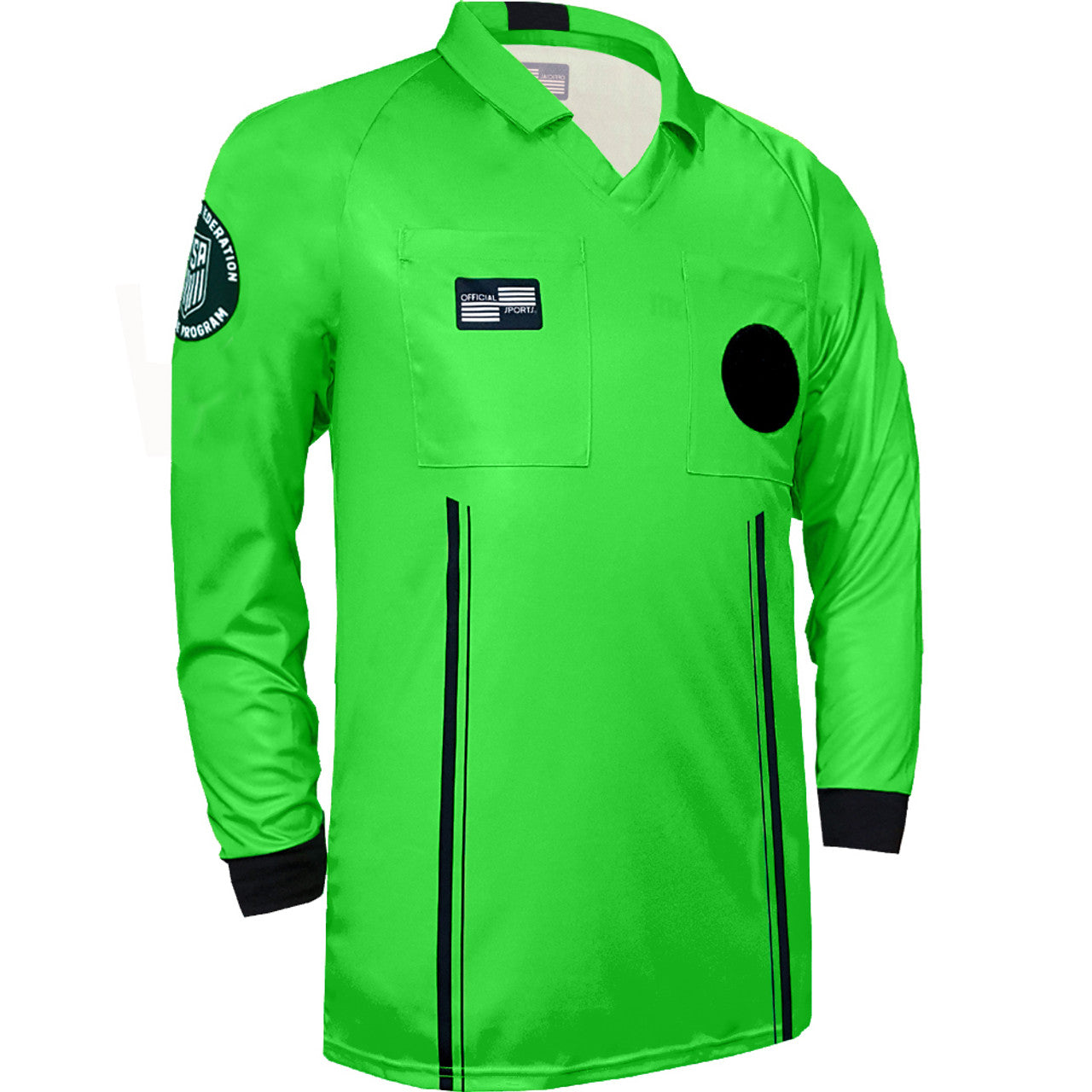 Official Sports USSF Economy LS Jersey - Green Referee - Third Coast Soccer
