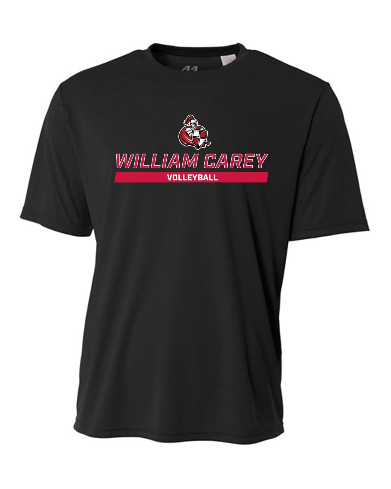 WCU Volleyball Men's Short-Sleeve Performance Shirt WCU Volleyball Black Wc W/Crusader - Third Coast Soccer