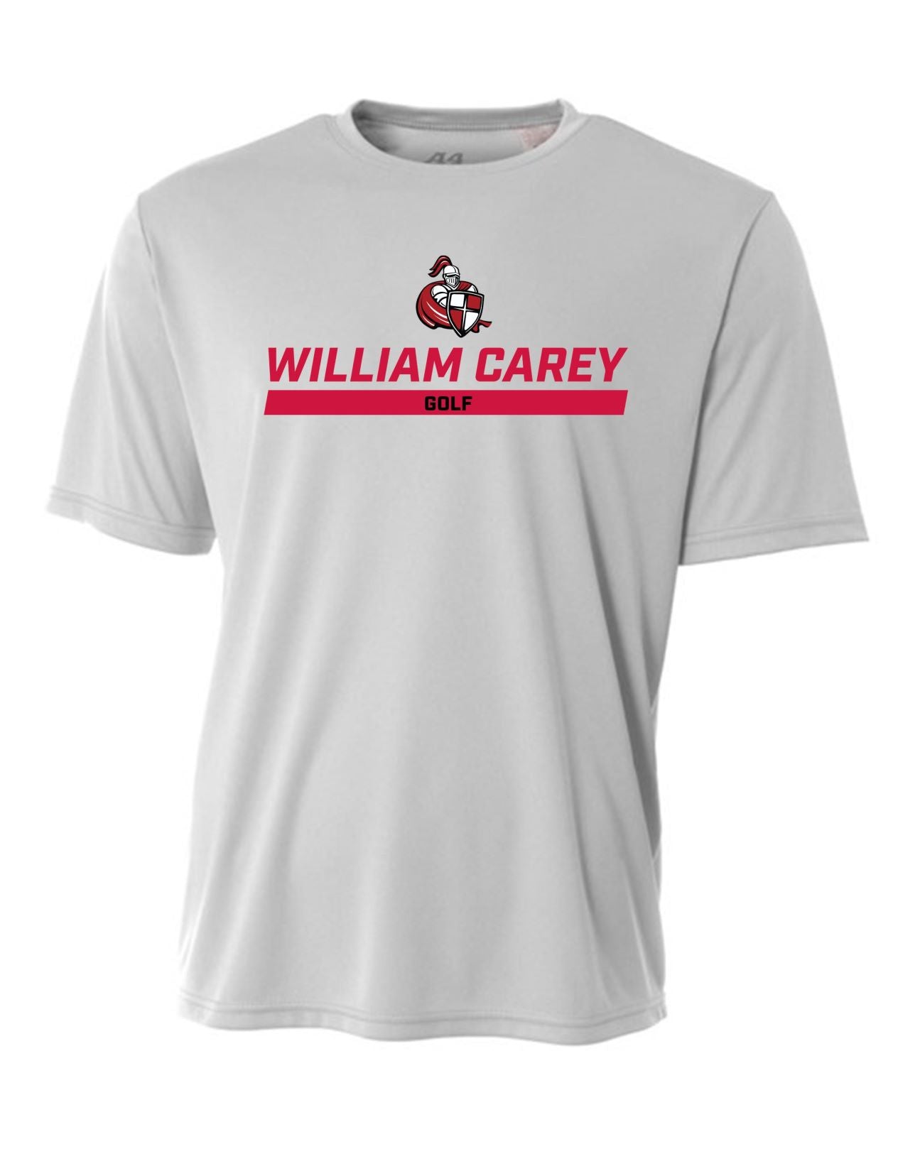 WCU Golf Youth Short-Sleeve Performance Shirt WCU Golf Silver Wc W/Crusader - Third Coast Soccer