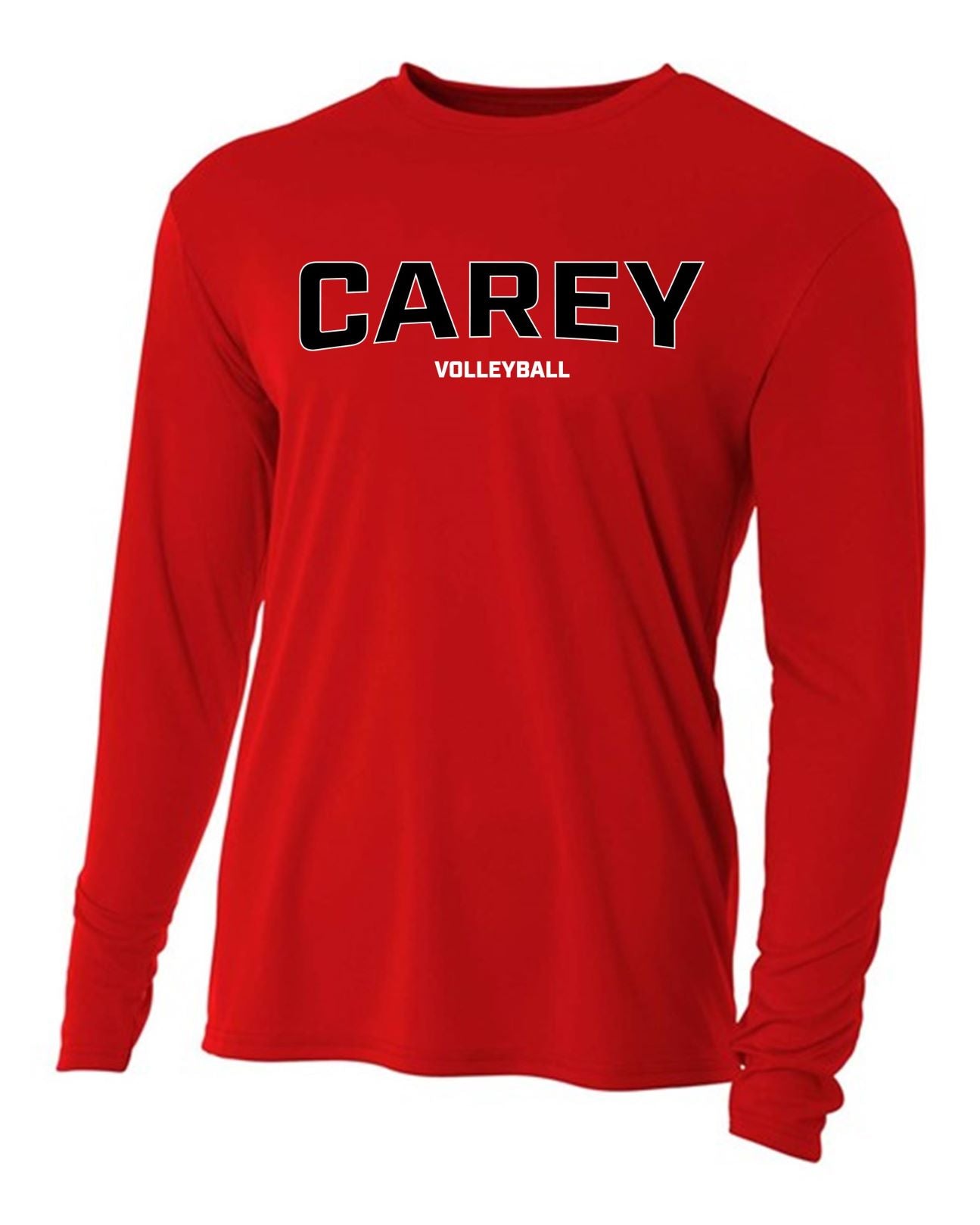 WCU Volleyball Youth Long-Sleeve Performance Shirt WCU Volleyball Red Carey - Third Coast Soccer