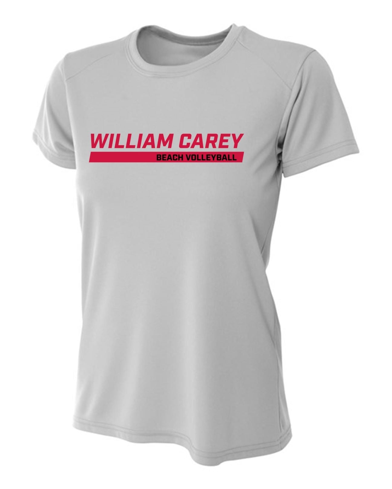 WCU Beach Volleyball Women's Short-Sleeve Performance Shirt WCU Beach Volleyball Silver Wc W/O Crusader - Third Coast Soccer