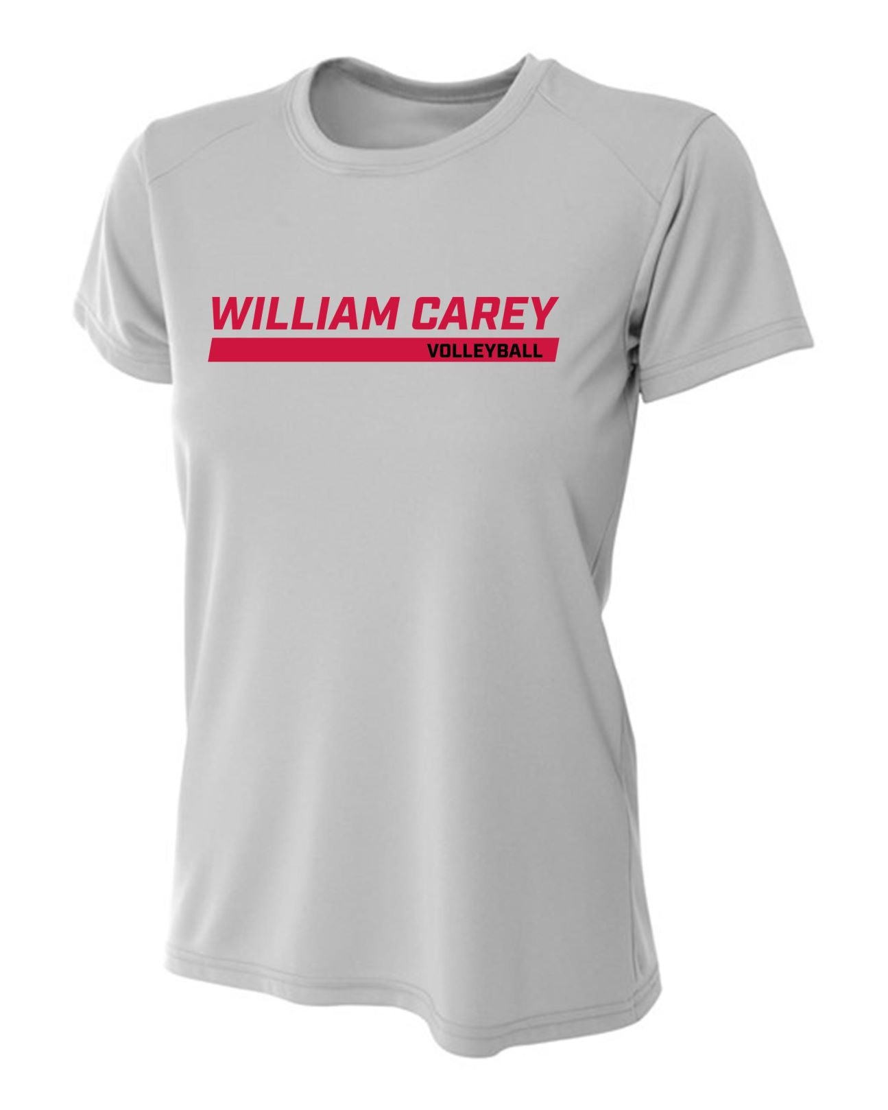 WCU Volleyball Women's Short-Sleeve Performance Shirt WCU Volleyball Silver Wc W/O Crusader - Third Coast Soccer