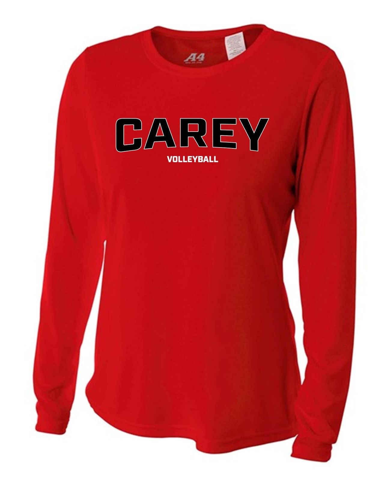 WCU Volleyball Women's Long-Sleeve Performance Shirt WCU Volleyball Red Carey - Third Coast Soccer