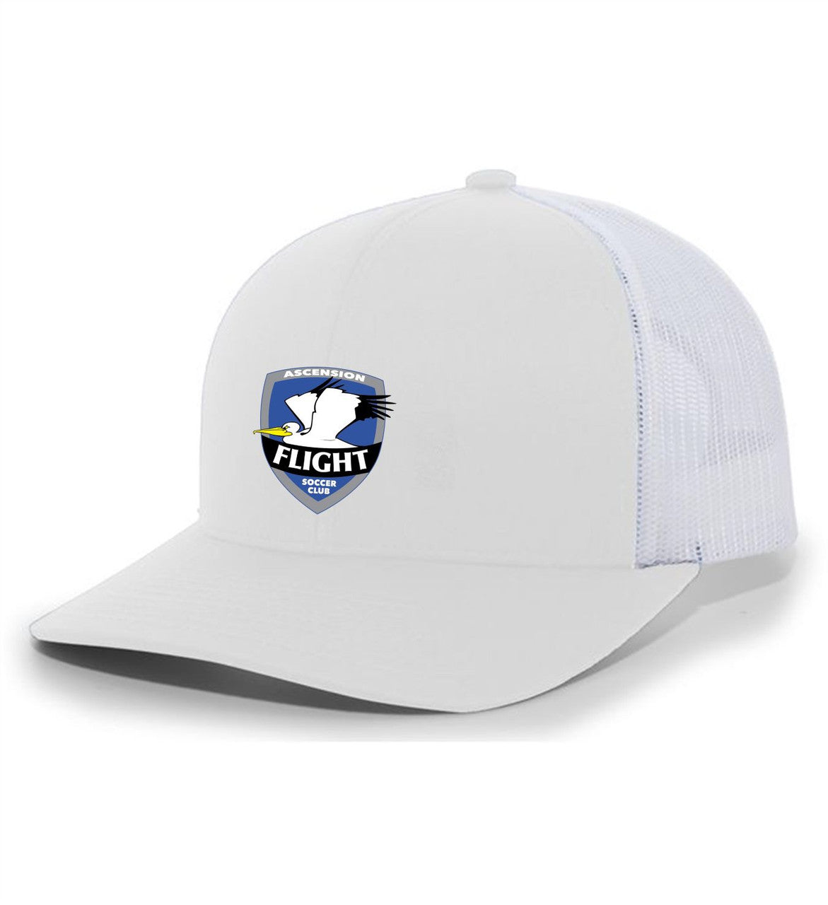 TCS AFSC Premium Trucker Hat AFSC Spiritwear White/White Full Color Patch - Third Coast Soccer