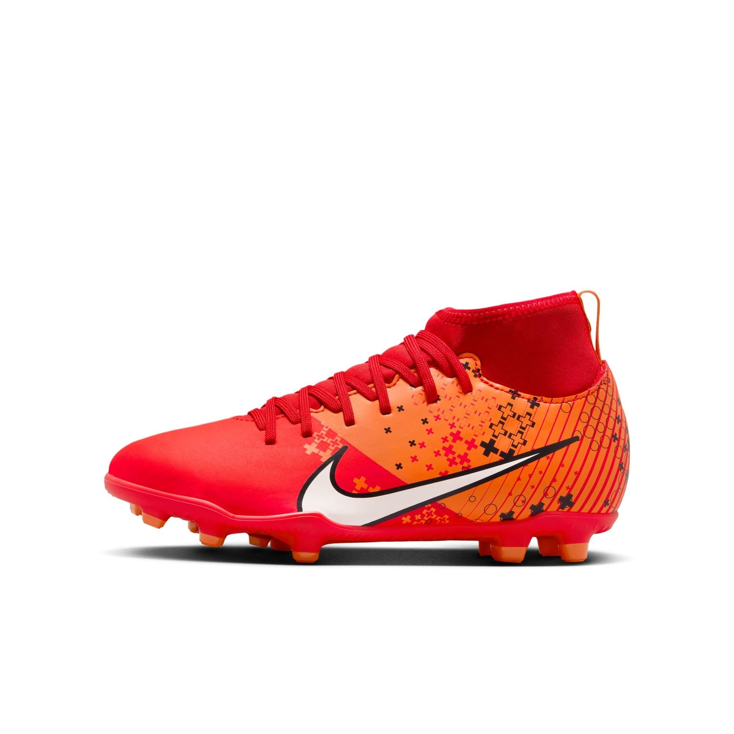 Nike Junior Superfly 9 Club FG - Crimson/Ivory/Mandarin Youth Firm Ground - Third Coast Soccer