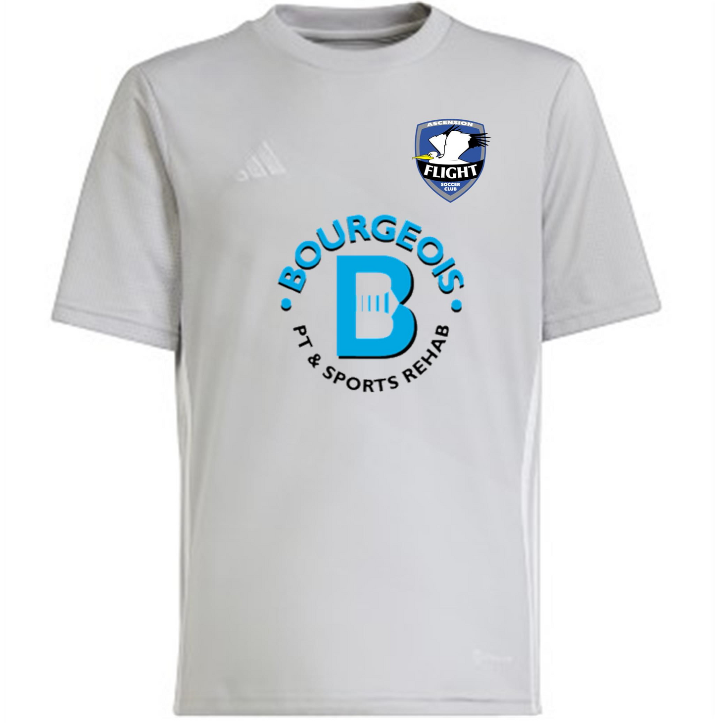 adidas AFSC Academy Youth Tabela 23 Jersey - Grey Ascension Flight Rec & Academy - Third Coast Soccer