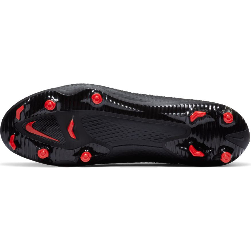 Nike Phantom Gt Academy Fg - Black/Red/Grey Mens Firm Ground Mens 7.5 Black/Chili Red/Smoke Grey - Third Coast Soccer
