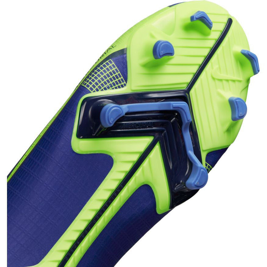 Nike Vapor 14 Academy FG - Void Blue/Volt Mens Firm Ground Mens 7.5 Void Blue/Volt - Third Coast Soccer