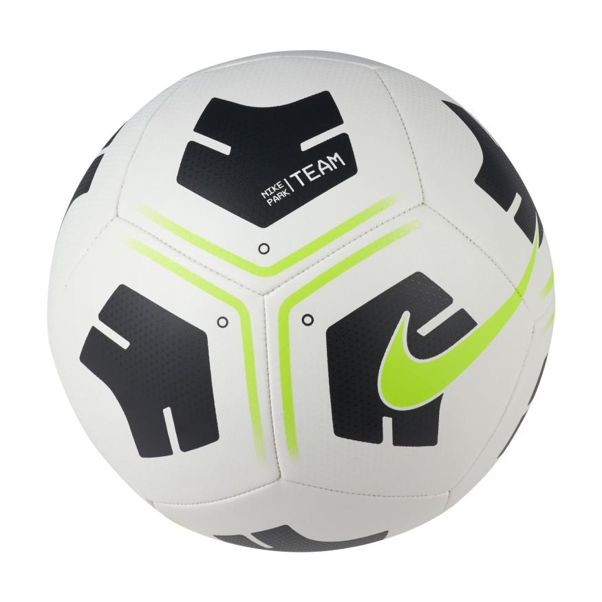 Nike Park Ball - White/Black/Volt Equipment White/Black/Volt Size 5 - Third Coast Soccer