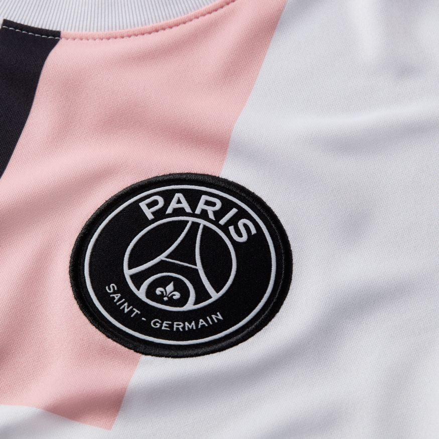 Nike Paris-St. Germain Away Jersey 21/22 Club Replica Mens Large White/Arctic Punch/Black - Third Coast Soccer