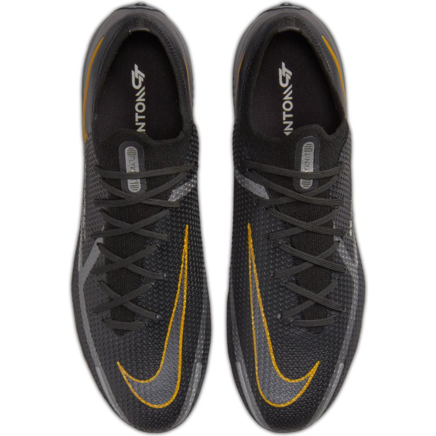 Nike Phantom GT2 Elite FG - Black/Metallic Dark Grey/Metallic Gold Mens Footwear Mens 9.5 Black/Mtlc Dark Grey/Mtlc Gold - Third Coast Soccer