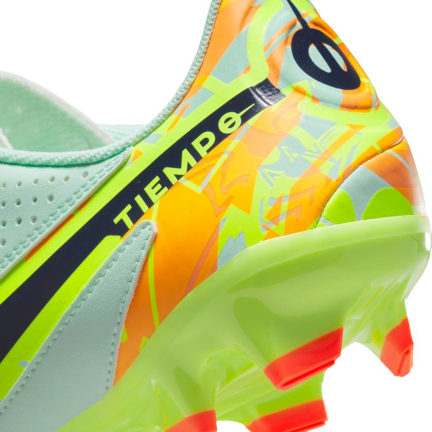 Nike Tiempo Legend 9 Academy FG - Mint Foam/Blackened Blue/Total Orange Mens Firm Ground Mens 8 Mint Foam/Blackened Blue/T O - Third Coast Soccer