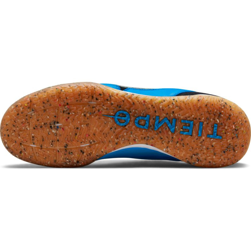 Nike React Tiempo Legend 9 Pro IC - Photo Blue/Black/Lime Glow Men's Footwear Closeout - Third Coast Soccer