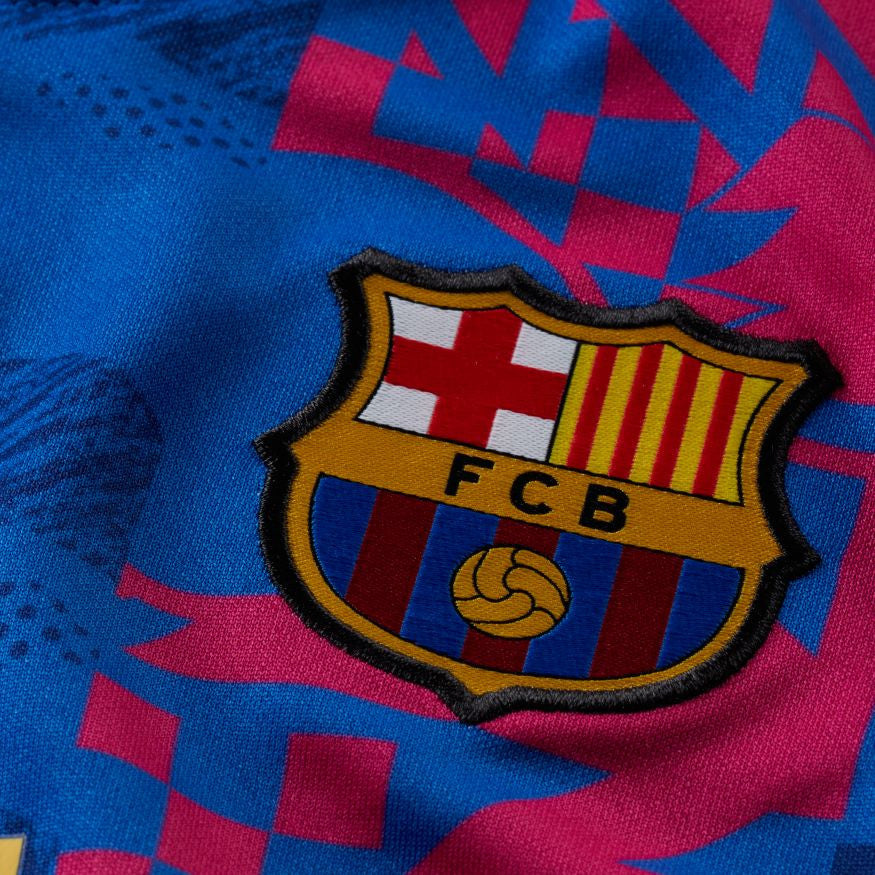 Nike Fc Barcelona Youth Third Jersey 21/22 Club Replica Youth Large Hper Royal/Varsity Maize - Third Coast Soccer
