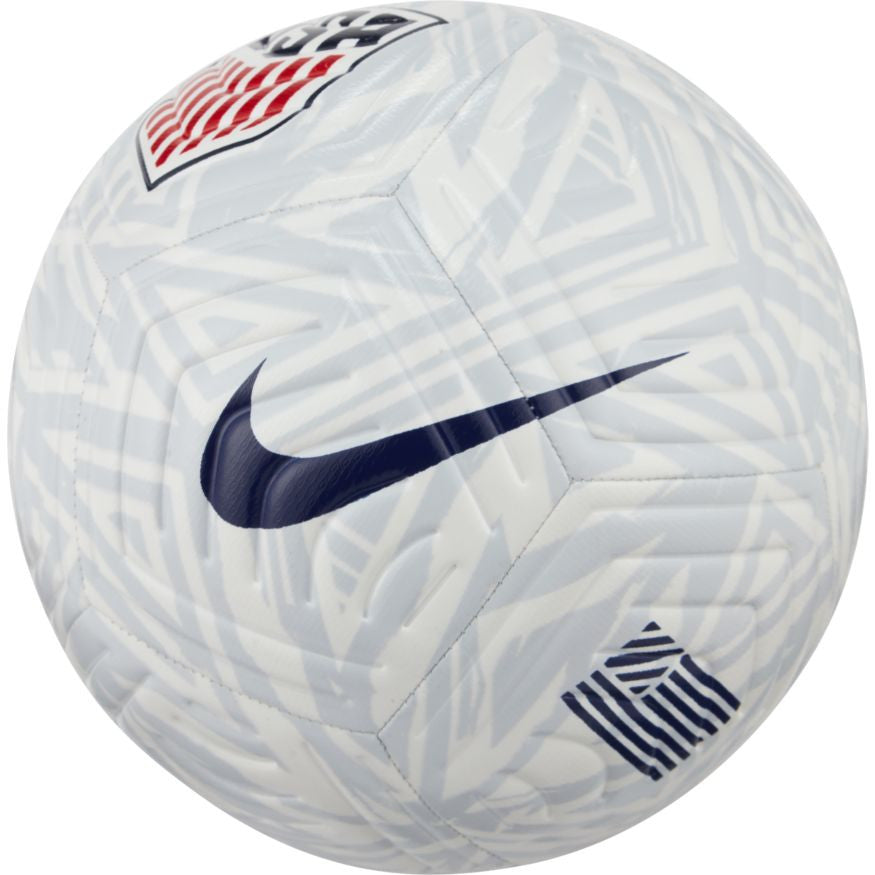 Nike US Strike Ball - White/Pure Platinum/Loyal Blue Balls Size 4 White/Pure Platinum/Loyal Blue - Third Coast Soccer