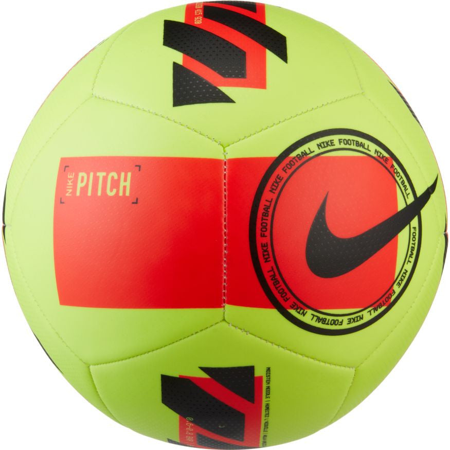Nike Pitch Ball - Volt/Crimson/Black Equipment Volt/Bright Crimson/Black Size 5 - Third Coast Soccer