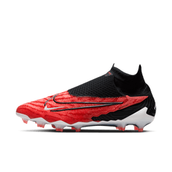 Nike Phantom GX Pro Dynamic Fit FG - Crimson/Black/White Mens Footwear - Third Coast Soccer