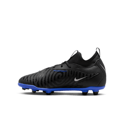 Nike Junior Phantom GX Club FG - Black/Chrome/Hyper Royal Youth Firm Ground - Third Coast Soccer