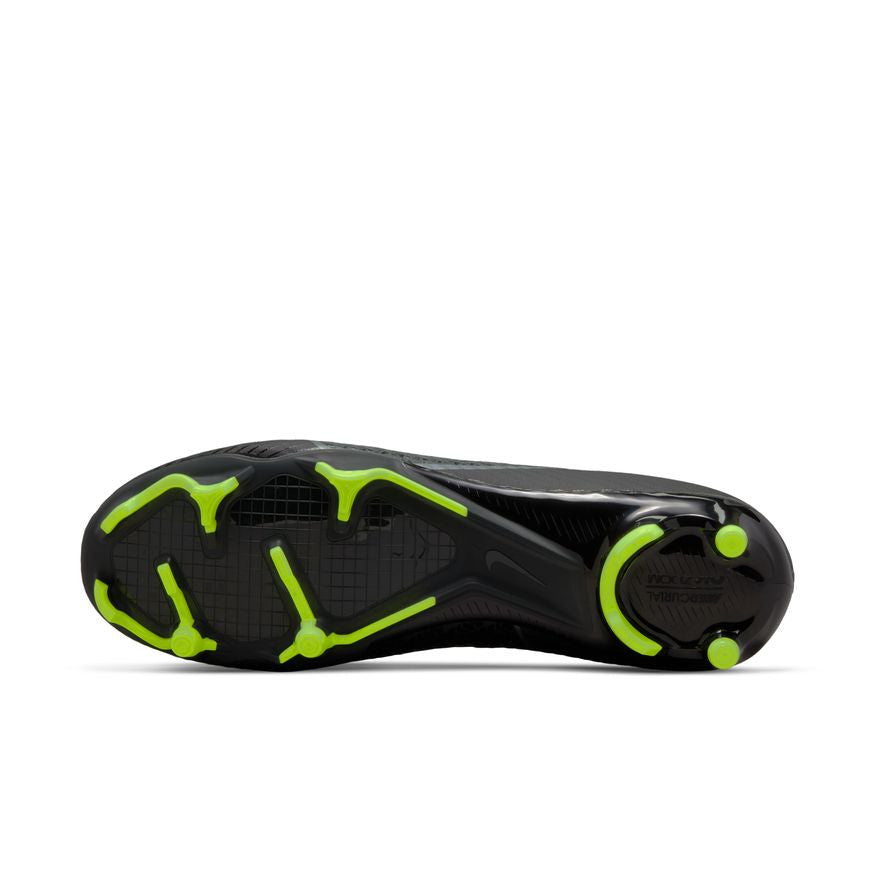 Nike Zoom Mercurial Superfly 9 Academy FG - Black/Smoke Grey/White/Volt Men's Footwear Closeout - Third Coast Soccer