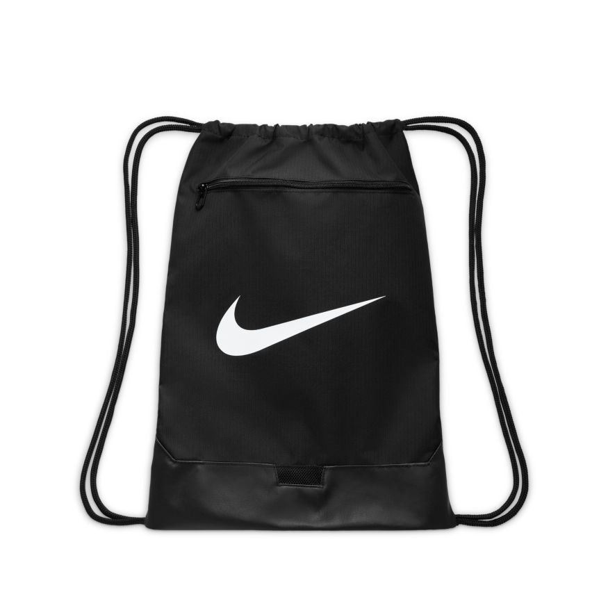 Nike Brasilia 9.5 Gym Sack - Black Bags Black/White - Third Coast Soccer