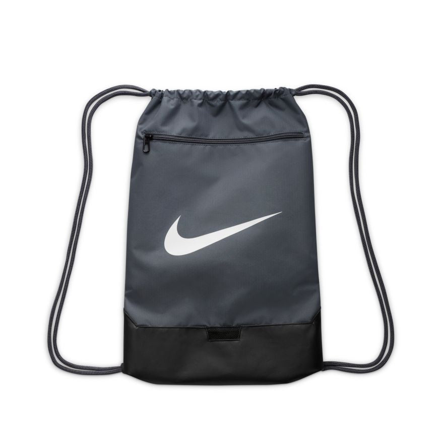 Nike Brasilia 9.5 Gym Sack - Flint Grey Bags Flint Grey/Black/White - Third Coast Soccer