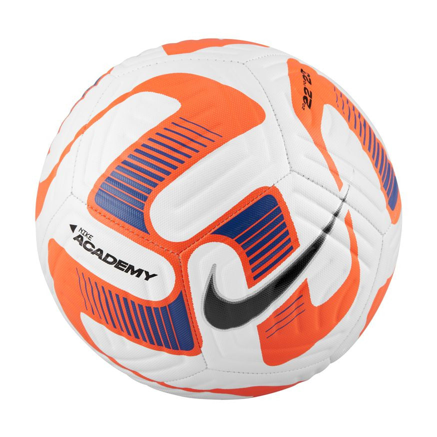 Nike Academy Ball - White/Total Orange/Black Balls Size 5 White/Total Orange/Black - Third Coast Soccer