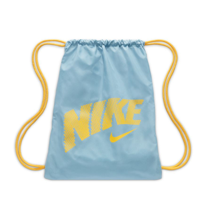 Nike Kids Gym Sack - Worn Blue/University Gold Bags Worn Blue/University Gold - Third Coast Soccer