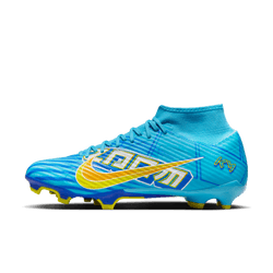 Nike Zoom Mercurial Superfly 9 Academy KM FG - Baltic Blue/White Mens Footwear - Third Coast Soccer