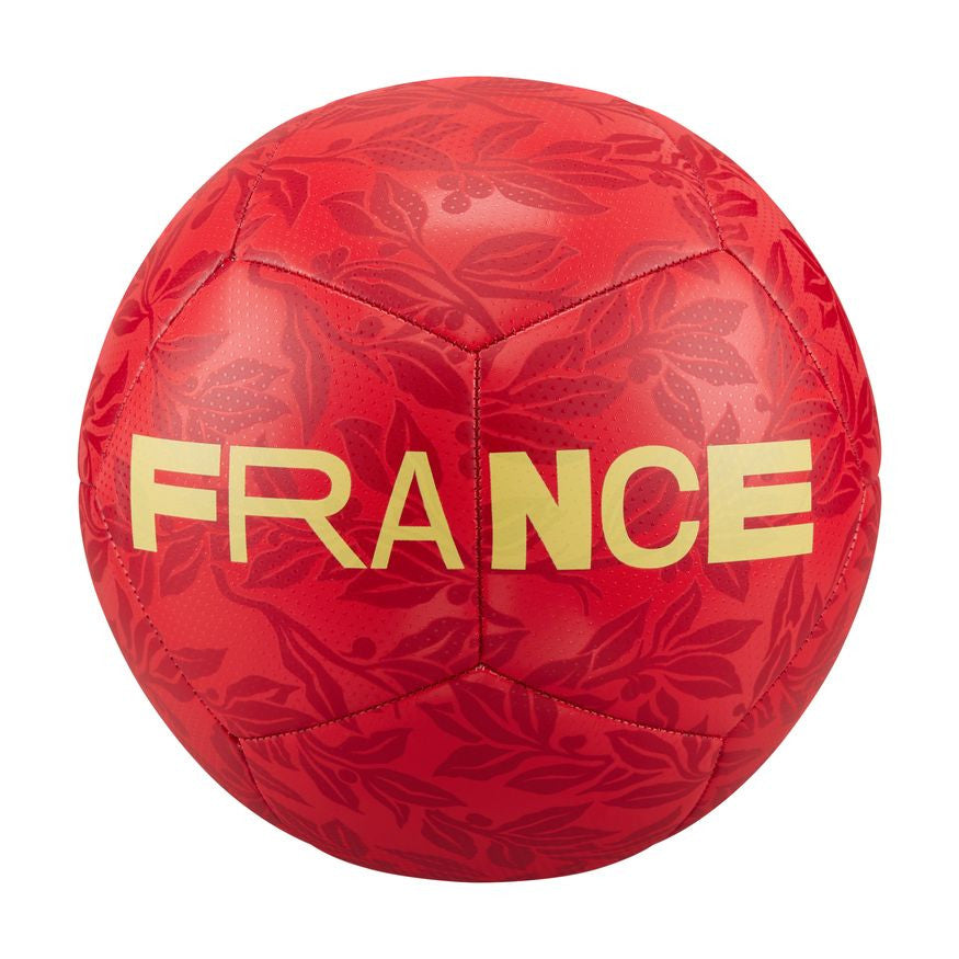 Nike France Pitch Ball Balls University Red/Gym Red/Gold Size 4 - Third Coast Soccer