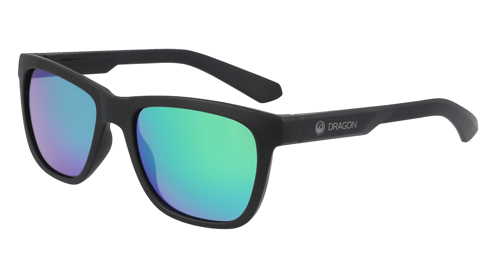 Dragon Bishop LL H20 Polarized Sunglasses - Matte Black H20 Sunglasses Ll Green Ion Polar - Third Coast Soccer