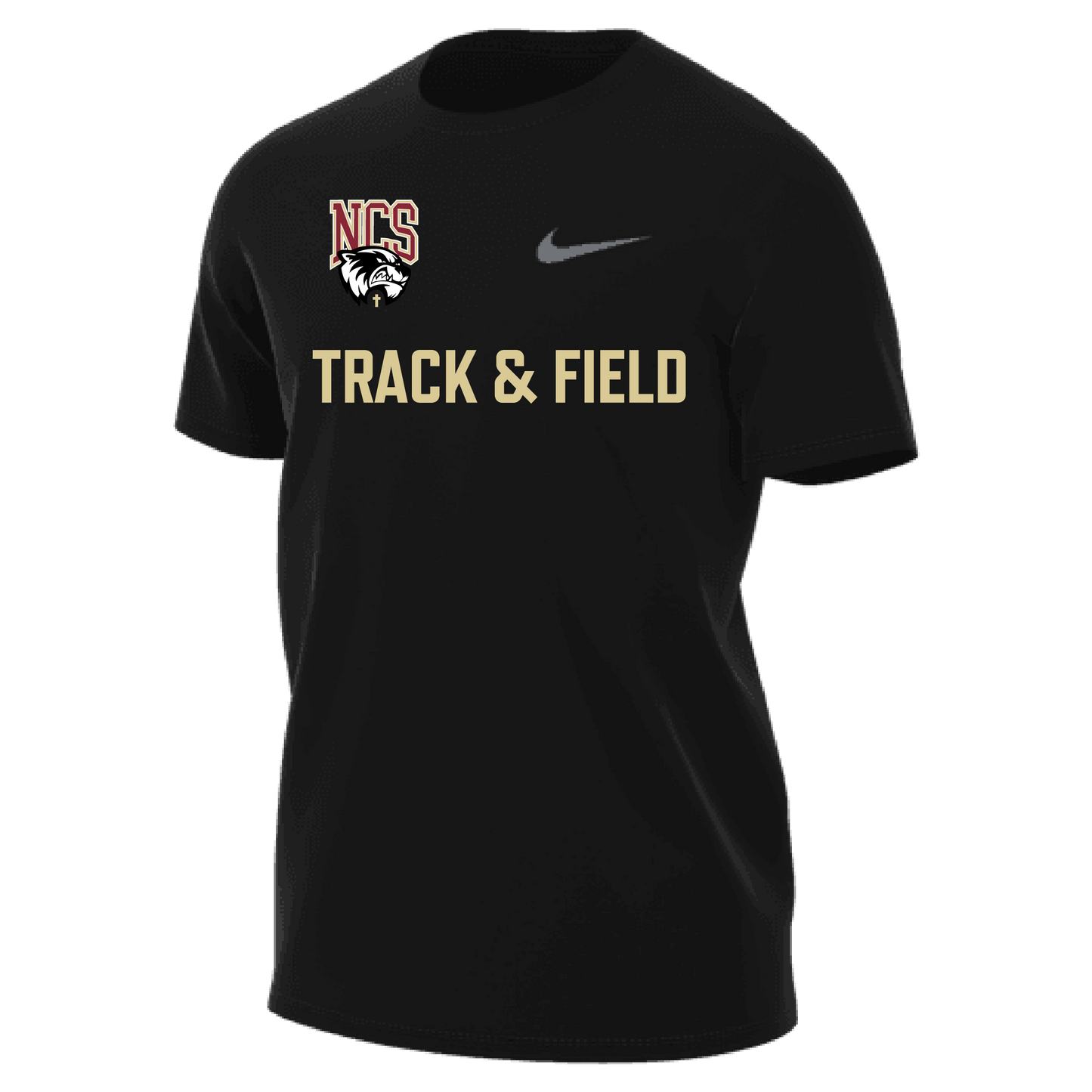 Nike Northlake Track & Field Men's Legend Short-Sleeve Shirt - Black Northlake Track and Field - Third Coast Soccer