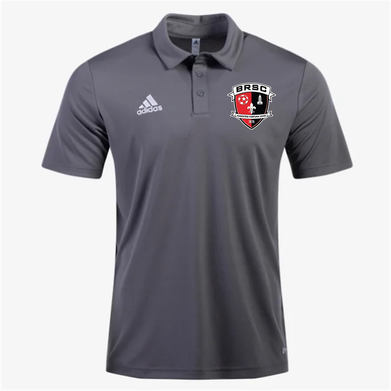 Adidas BRSC Entrada 22 Polo - Grey Polo Mens Small Team Grey - Third Coast Soccer
