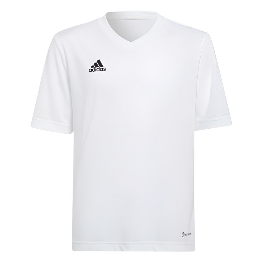 adidas Youth Entrada 22 Jersey - White Jerseys - Third Coast Soccer