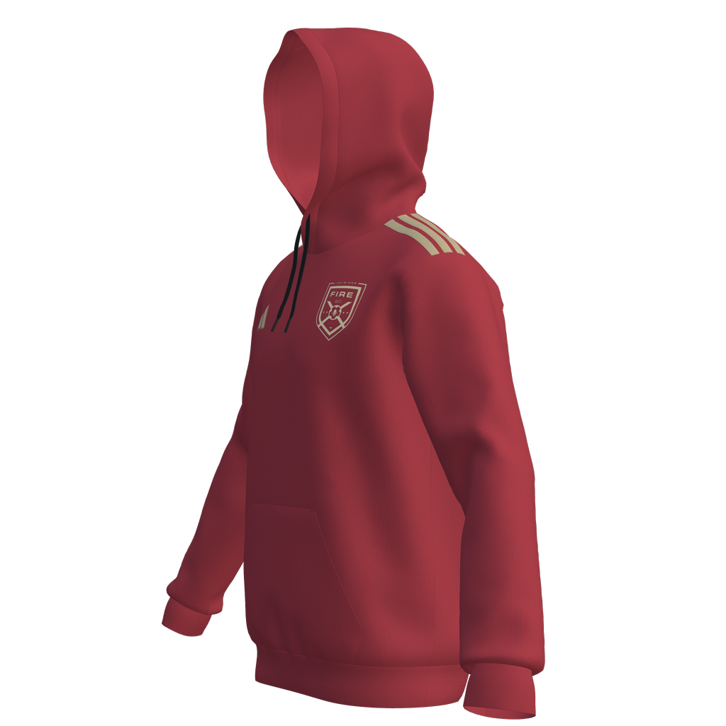 adidas Youth Custom Fire Entrada 26 Hoodie - Red Fire Custom 26 - Third Coast Soccer