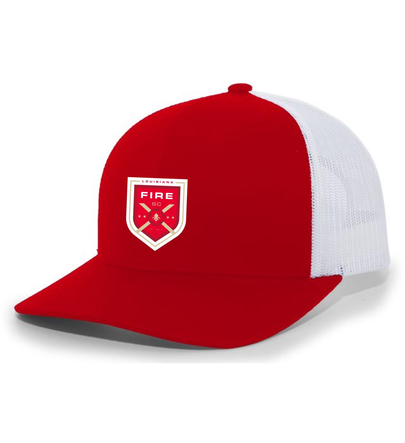 TCS Louisiana Fire Flexfit Premium Trucker Hat Louisiana Fire Spiritwear - Third Coast Soccer