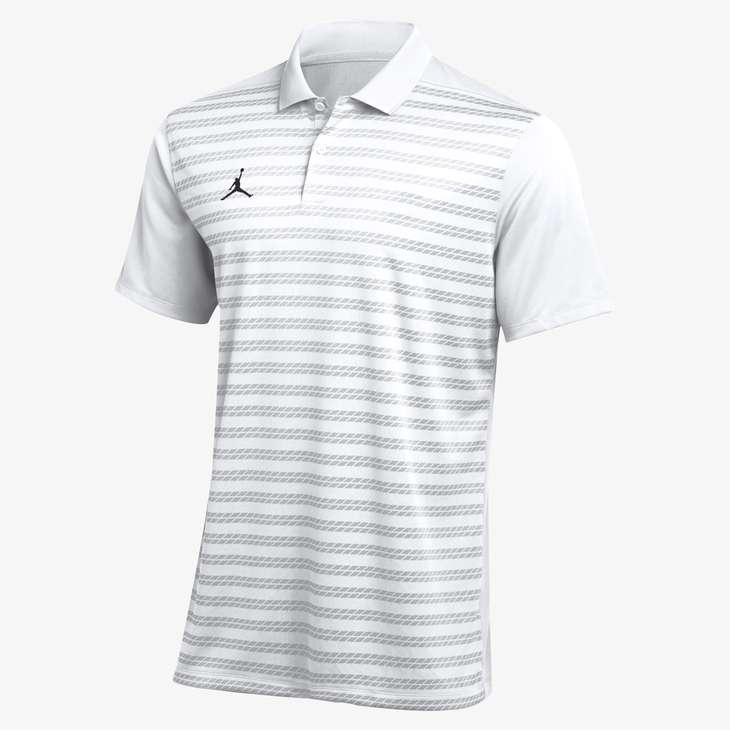 Nike Men's Dri-Fit Jordan Victory Polo - White Polos - Third Coast Soccer
