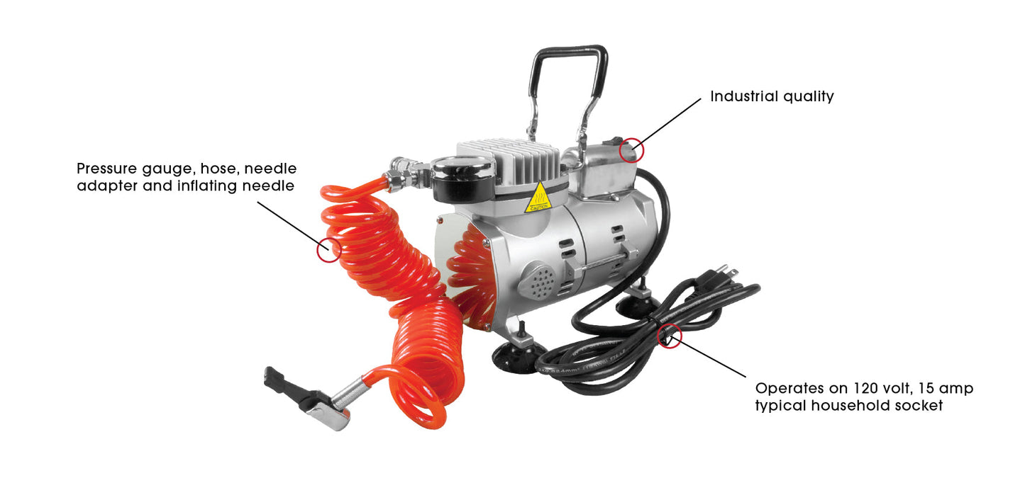 KWIKGOAL Portable Air Compressor Coaching Accessories - Third Coast Soccer