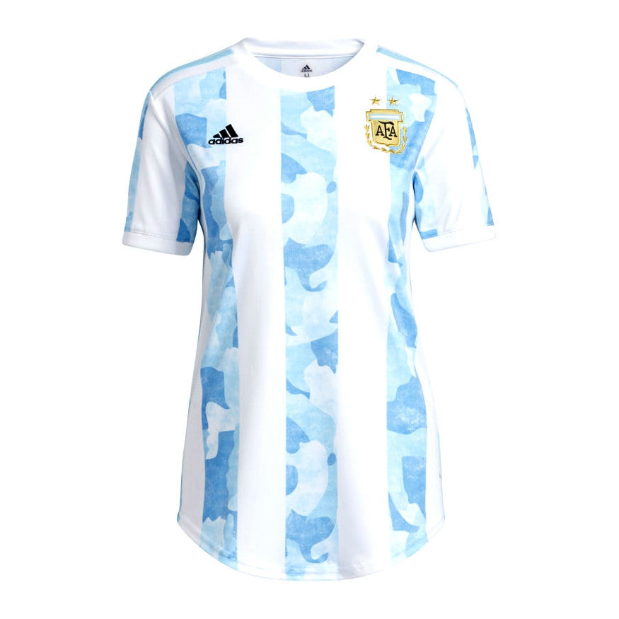 adidas Women's Argentina Home Jersey International Replica Womens Small White/Clear Blue - Third Coast Soccer