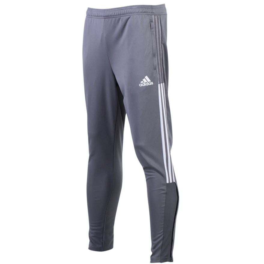 adidas Youth Tiro 21 Track Pant - Grey Pants - Third Coast Soccer
