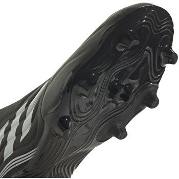 adidas Copa Sense.3 Laceless FG - Black/White Men's Footwear Closeout Core Black/White/Vivid Red Mens 8.5 - Third Coast Soccer