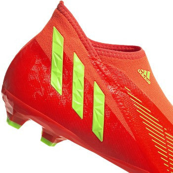 adidas Predator Edge.3 Laceless FG - Solar Red/Solar Green/Black Men's Footwear Closeout - Third Coast Soccer