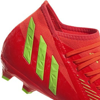 adidas Predator Edge.3 FG - Solar Red/Solar Green/Black Men's Footwear Closeout - Third Coast Soccer
