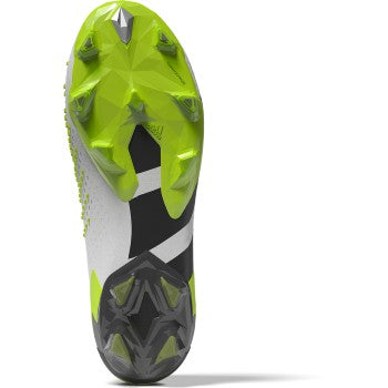 adidas Predator Accuracy.1 FG - White/Black/Lucid Lemon Mens Footwear - Third Coast Soccer