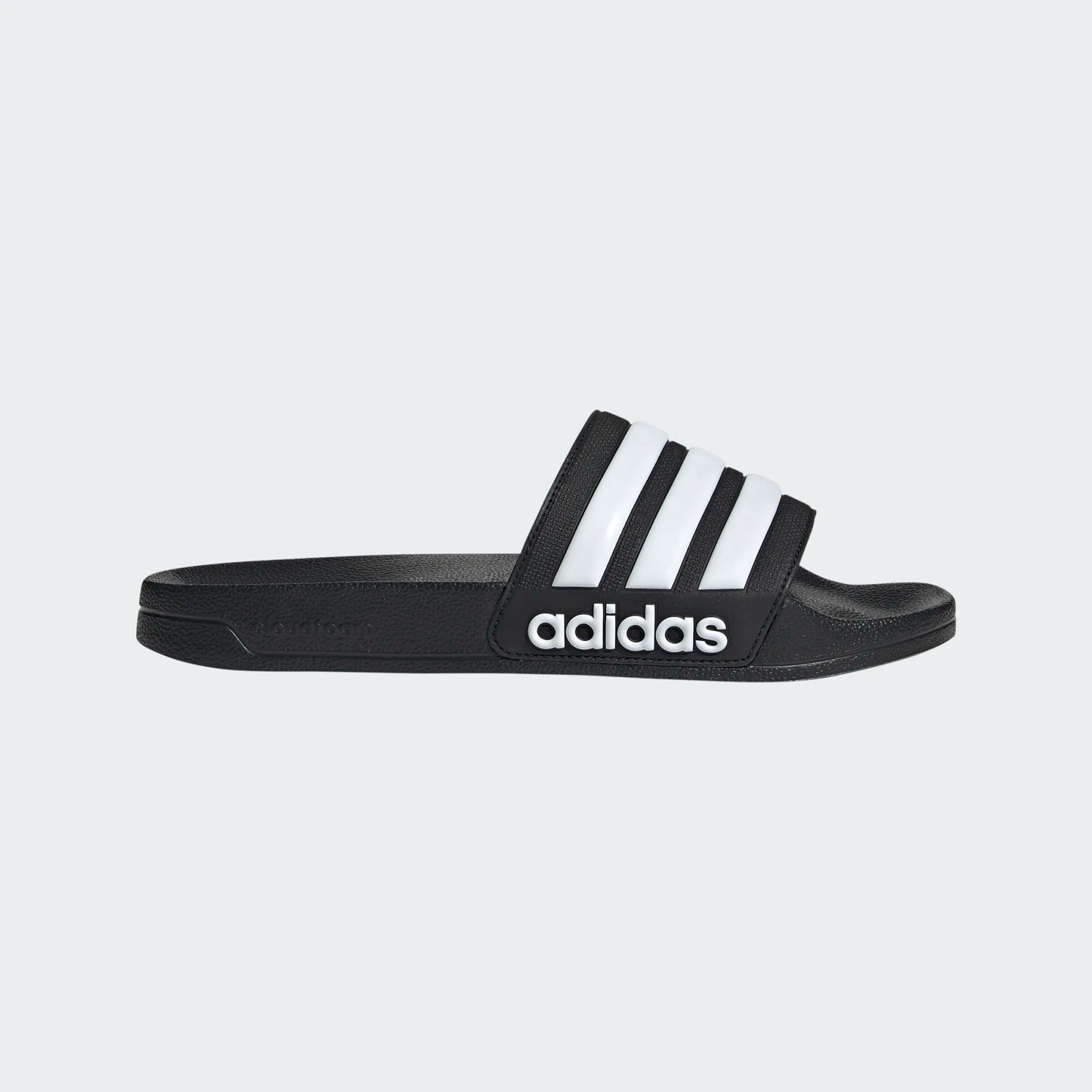 adidas Adilette Shower Slide - Black/White Mens Sandals - Third Coast Soccer