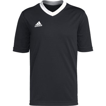 adidas Youth Entrada 22 Jersey - Black/White Jerseys - Third Coast Soccer