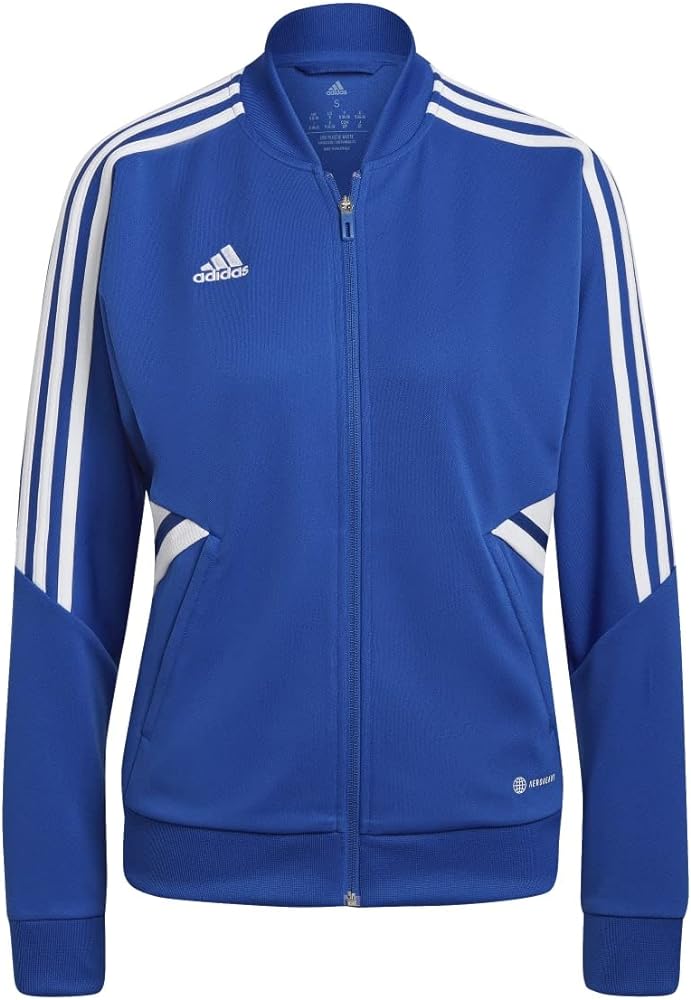 adidas Women's Condivo 22 Track Jacket - Royal/White Jackets - Third Coast Soccer