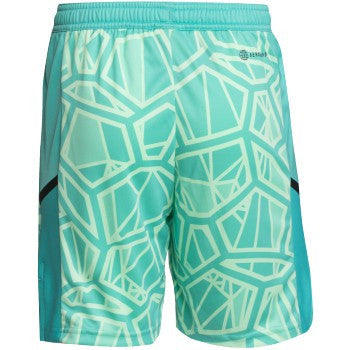 adidas Youth Condivo 22 Goalkeeper Short - Mint Rush apparel closeout Mint Rush Youth Medium - Third Coast Soccer